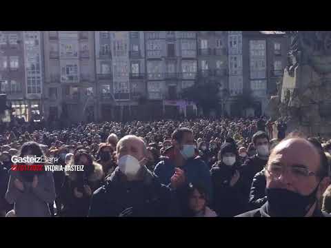 10.000 personas defienden la sanidad pública en Vitoria