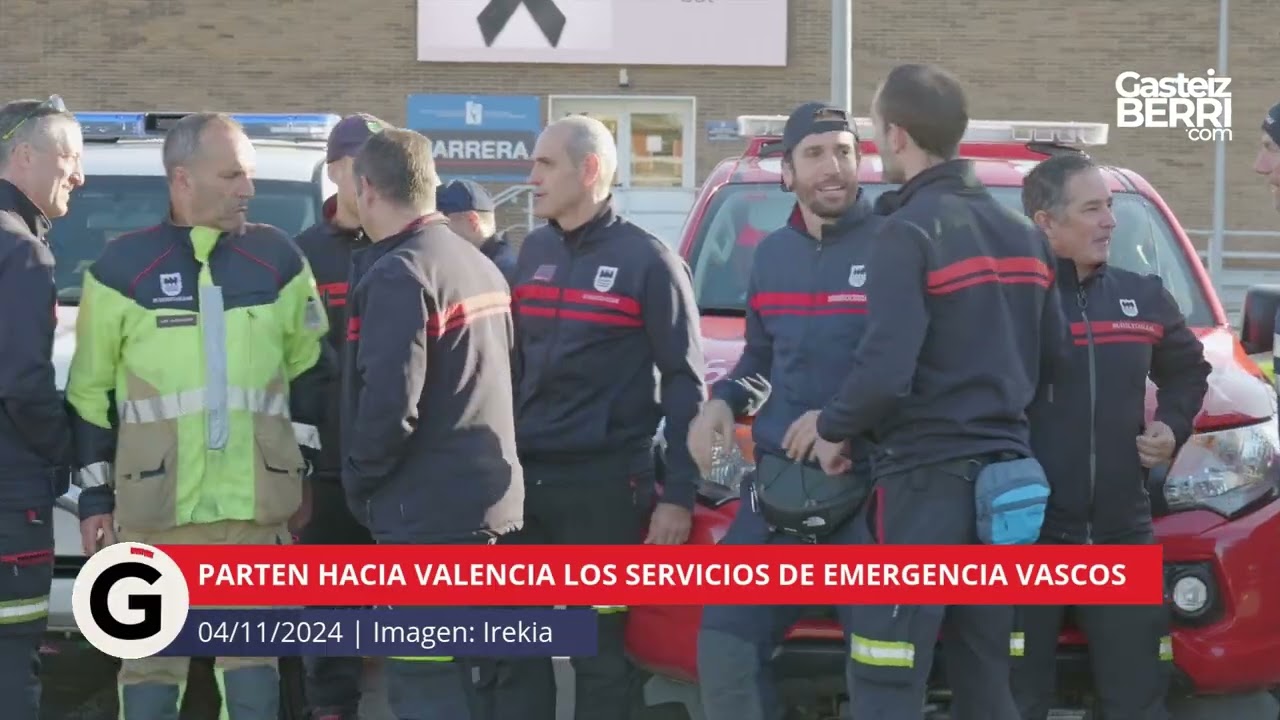 Impresionante movilización de Euskadi para socorrer a Valencia tras la DANA