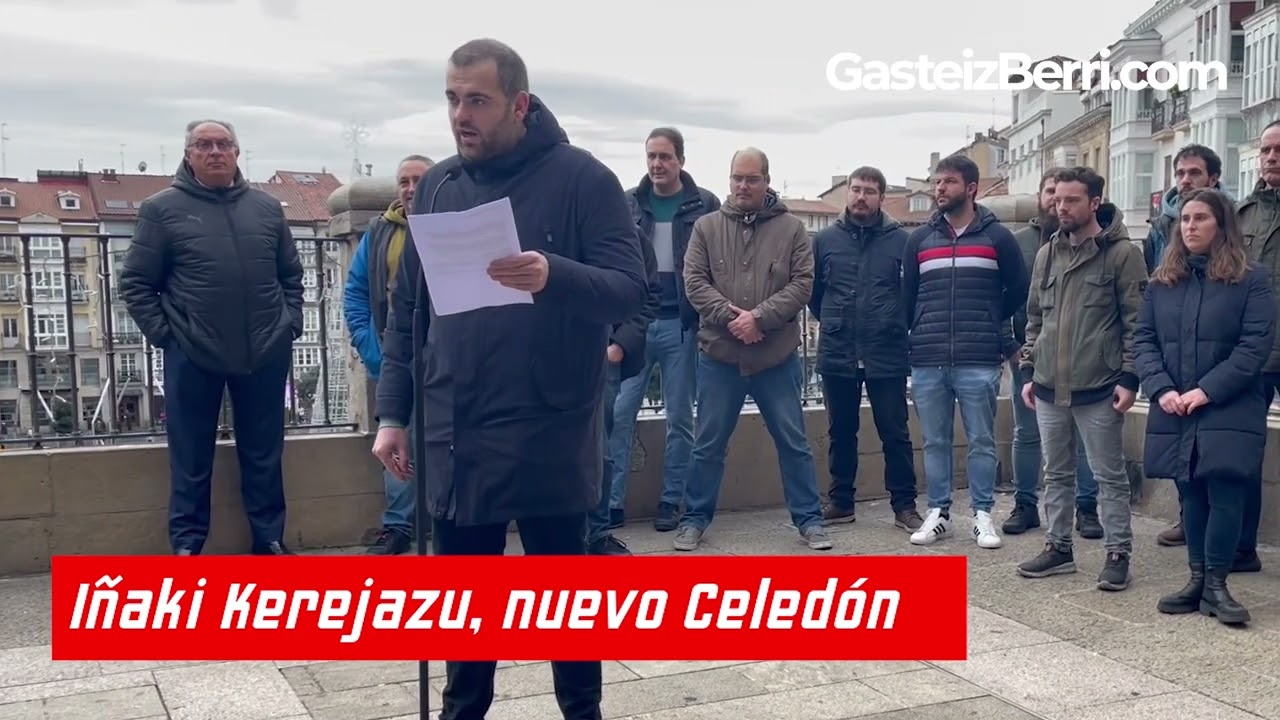 Presentación de IÑAKI KEREJAZU, nuevo CELEDÓN de VITORIA-GASTEIZ