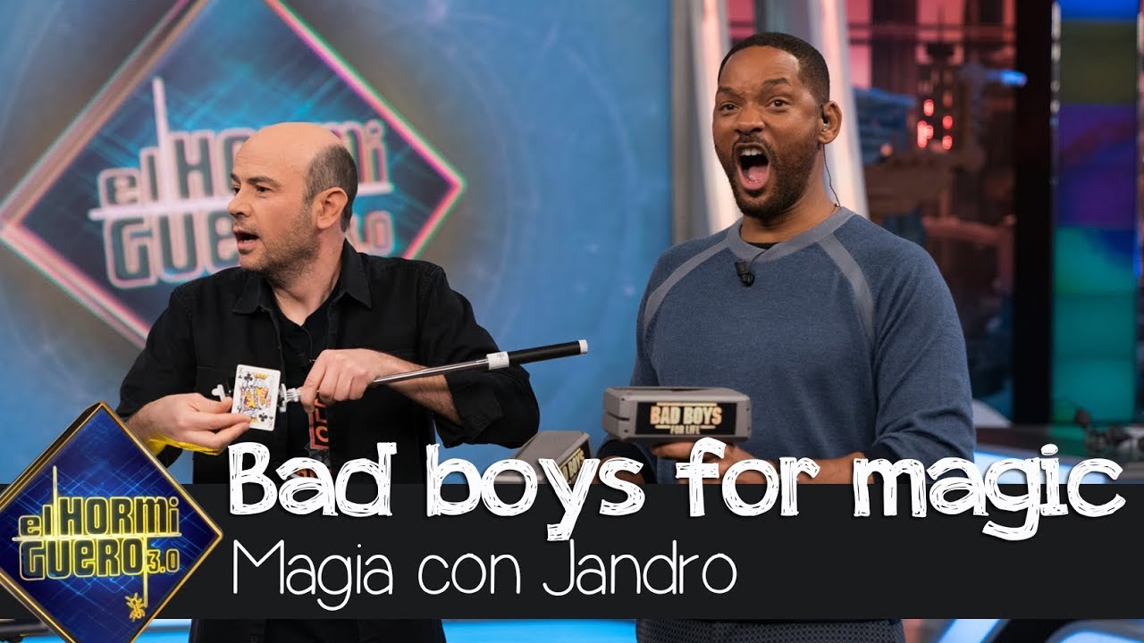 Will Smith y Martin Lawrence sin palabras con la magia de Jandro - El Hormiguero 3.0