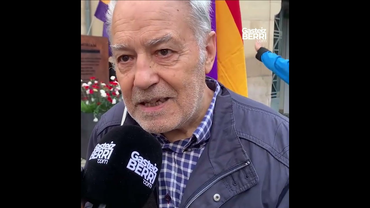 «Queda mucho por hacer», Josemari en el homenaje a los represaliados franquistas