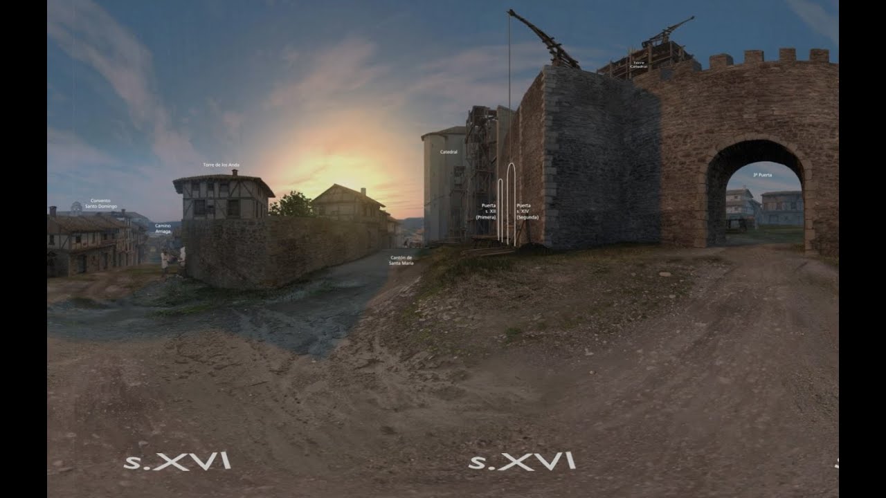 Puertas Muralla de Gasteiz 360