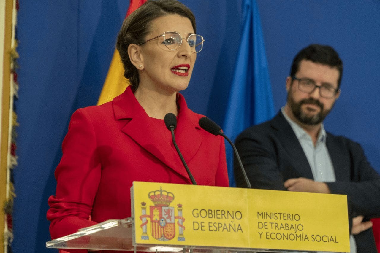 Yolanda Díaz Ministra de Trabajo y Economía Social