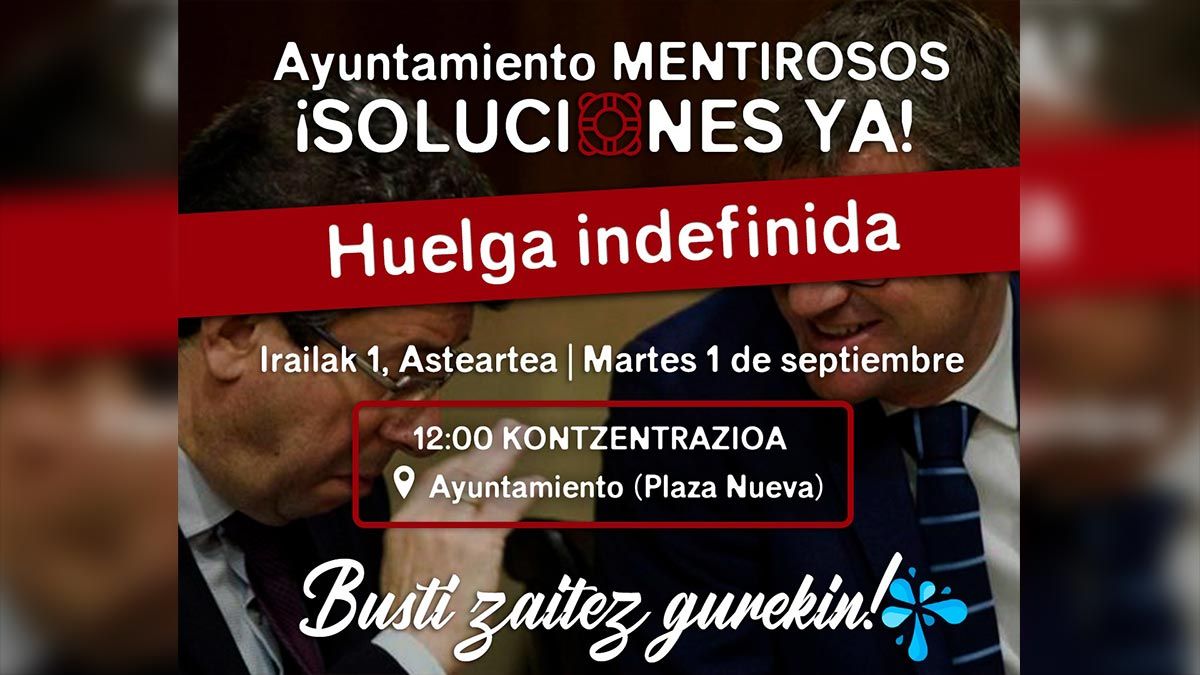 Huelga indefinida socorristas