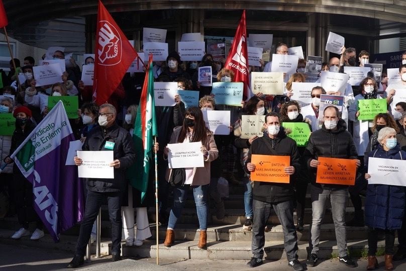 Atencion primaria en Euskadi en lucha por la falta de personal