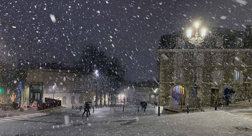 Nieve en Vitoria