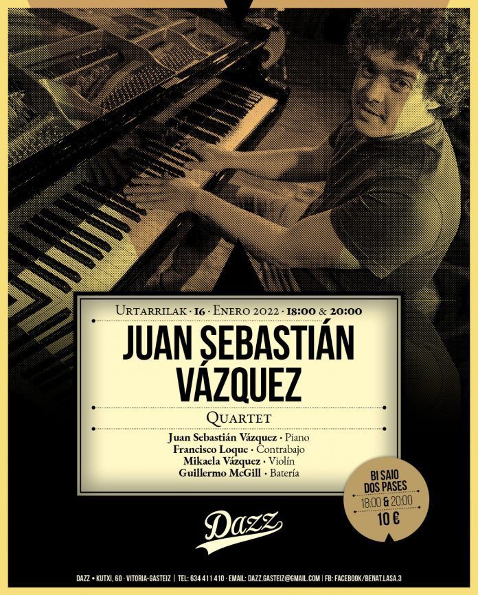 Juan Sebastian Vazquez en el Dazz Club Live hoy domingo