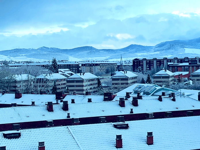 Nieve en Vitoria