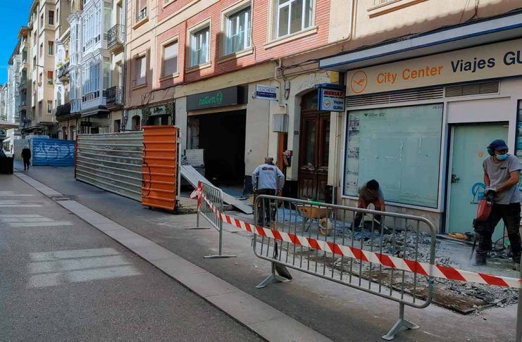 Imagen de archivo cuando se comenzó con las obras de URTEIM