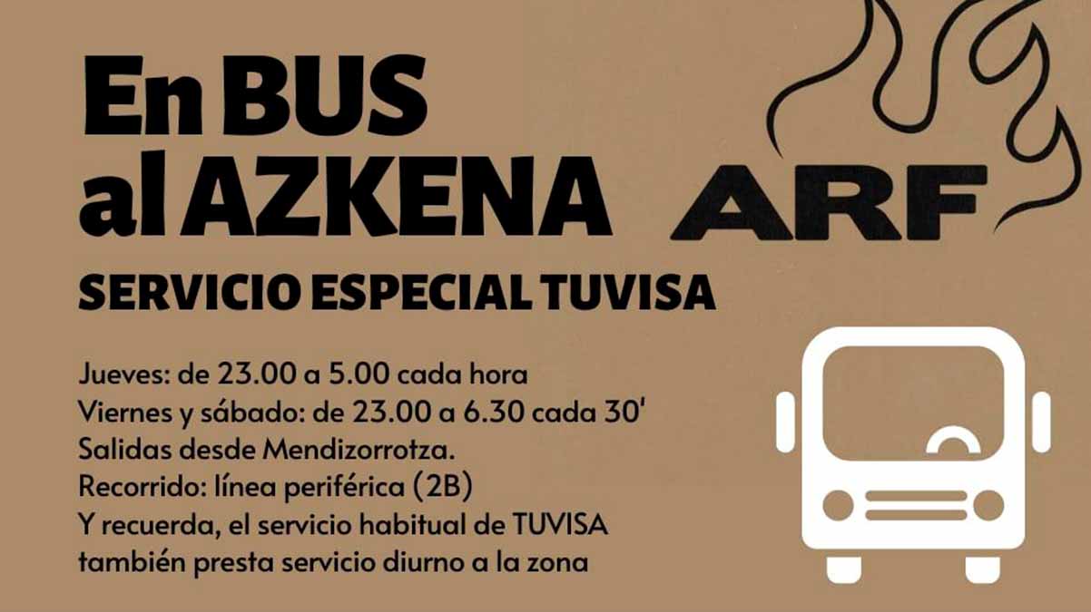 azkena rock festival autobus tuvisa