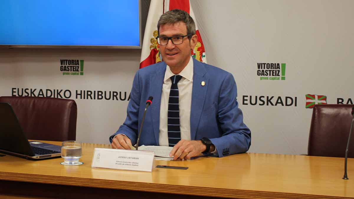 Gorka Urtaran, alcalde de Vitoria-Gasteiz