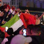 Celebración del pase de Marruecos a cuartos de final en Vitoria-Gasteiz