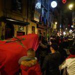 Celebración del pase de Marruecos a cuartos de final en Vitoria-Gasteiz