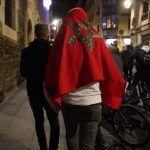 Celebración del pase de Marruecos a cuartos de final en Vitoria-Gasteiz