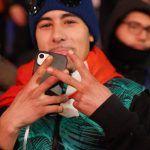 Celebración del pase de Marruecos a cuartos de final en Vitoria-Gasteiz