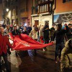 Celebración del pase de Marruecos a cuartos de final en Vitoria-Gasteiz