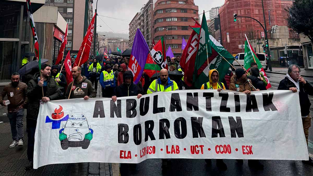 ambulancias en huelga