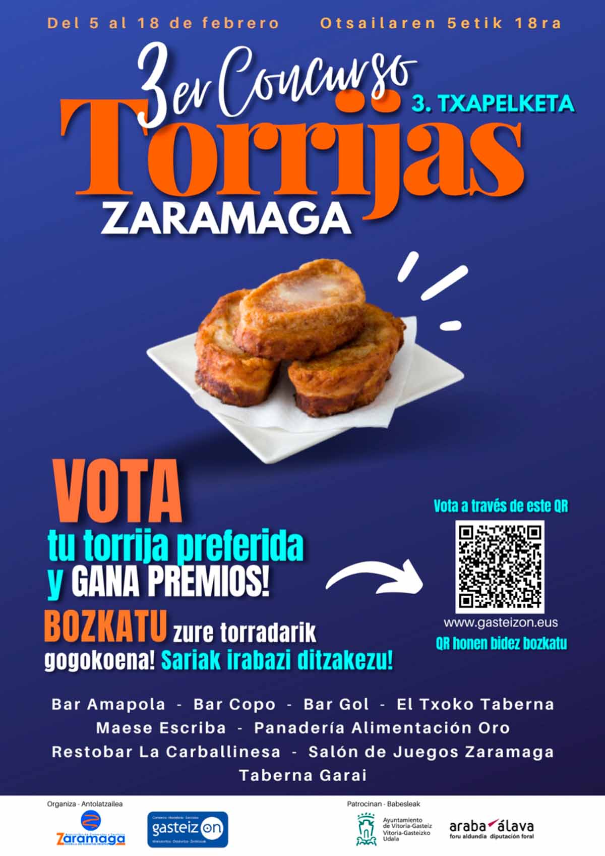 cartel torrija zaramaga