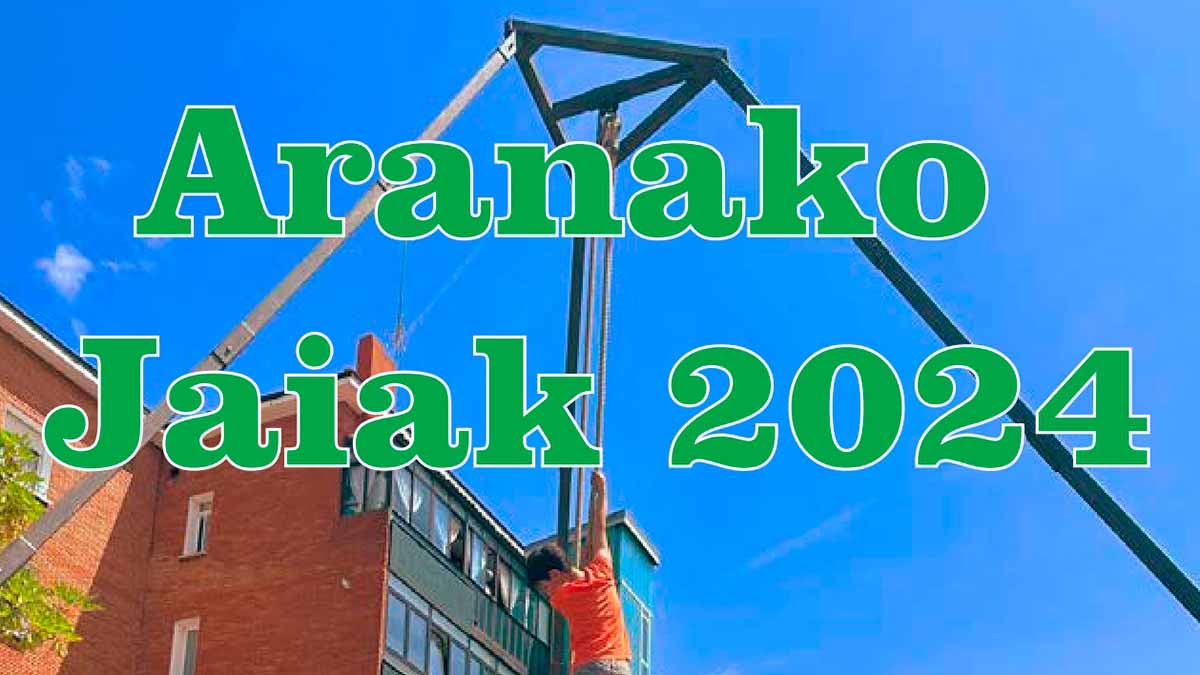 FIESTAS DE ARANA Aranako Jaiak 2024