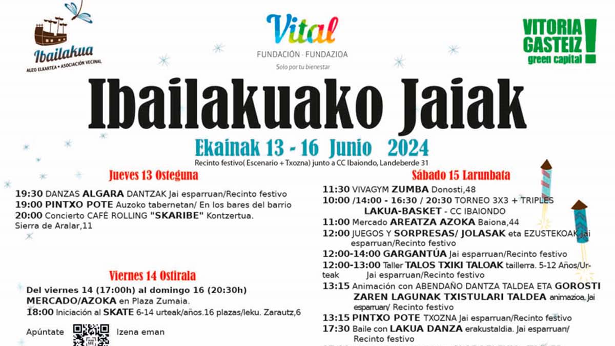 fiestas de ibailakua 2024 cartel portada