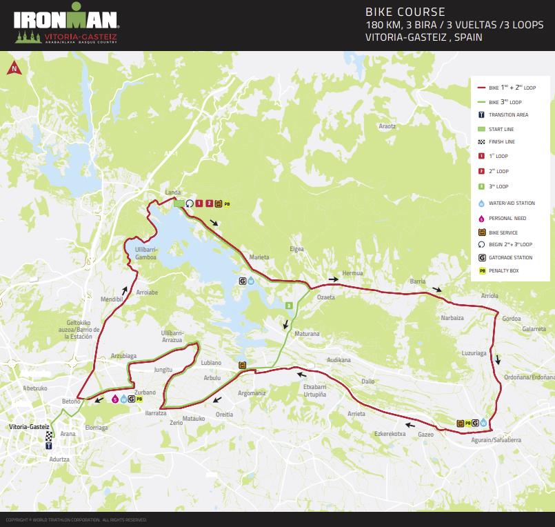 recorrido ciclista de 180 kilómetros por la Llanada Alavesa. Esta etapa, denominada 'Fulgaz', consta de tres vueltas que bordean el pantano y discurren en paralelo a la sierra de Elguea