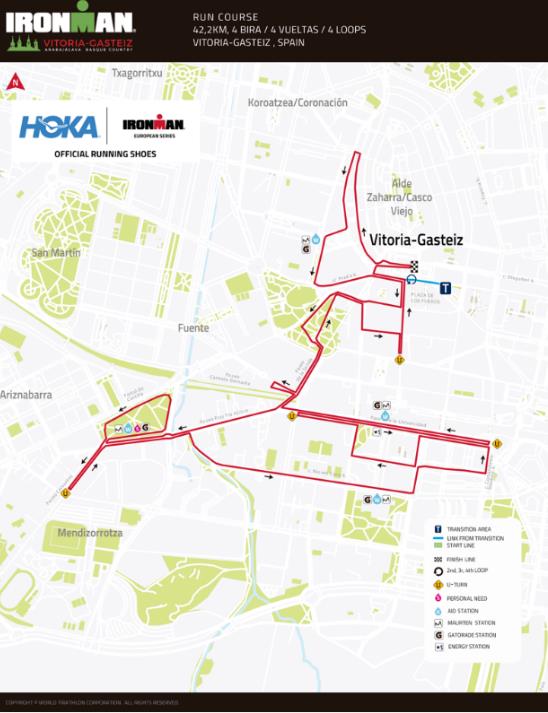 maratón de 42 kilómetros que se desarrolla en el corazón de Vitoria-Gasteiz. Los atletas deben completar cuatro vueltas a un circuito céntrico, lo que permite a los espectadores animar a los participantes en múltiples ocasiones
