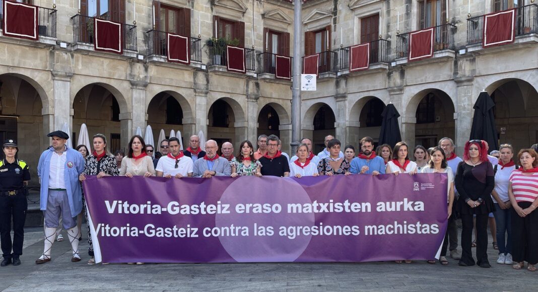 Concentración contra las agresiones machistas