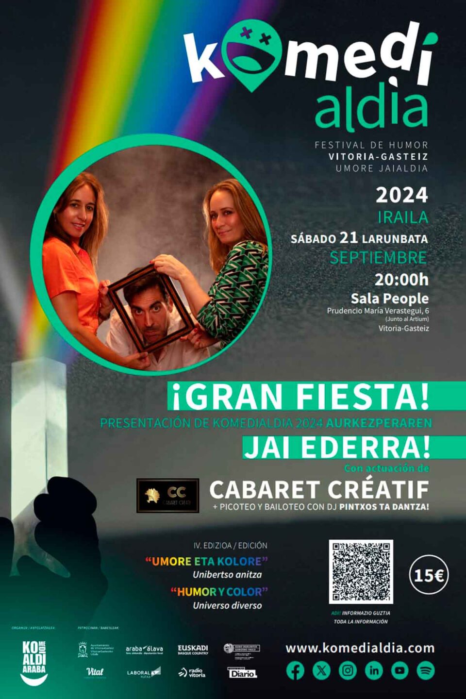Komedialdia 2024 arranca este sábado con una gran fiesta y sorpresas 1 komedialdia cartel scaled