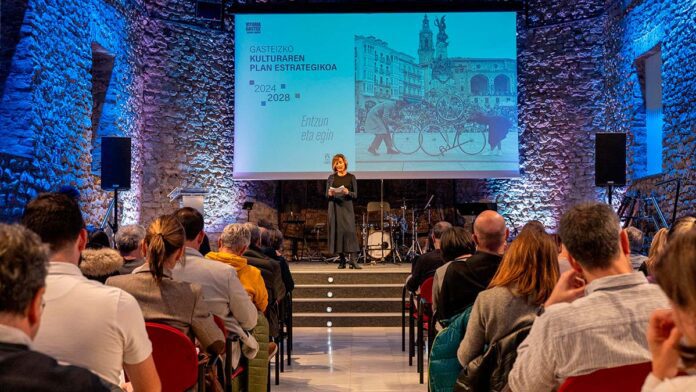 Presentación del Plan Estratégico de Cultura de Vitoria-Gasteiz | Imagen: Alex García (GB)