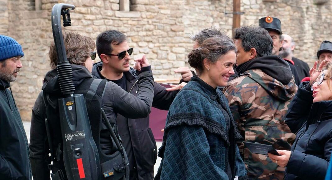 Uno de los momentos del rodaje de Sacamantecas en Vitoria | Imagen: David Álvarez.