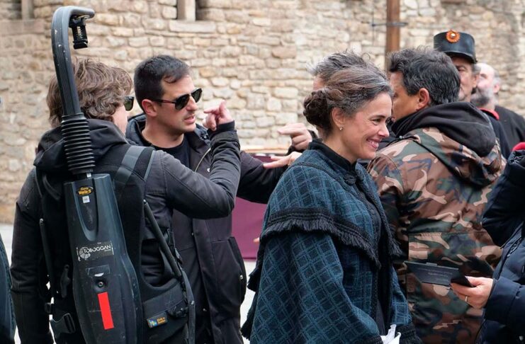 Uno de los momentos del rodaje de Sacamantecas en Vitoria | Imagen: David Álvarez.