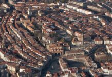 Imagen aérea de Vitoria