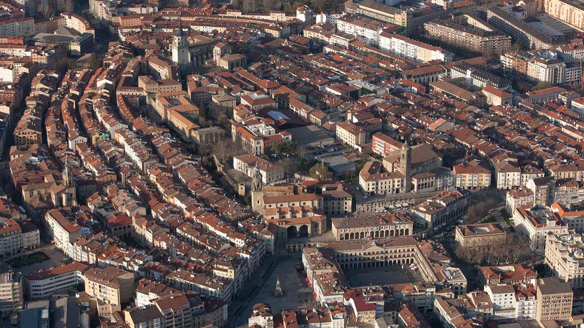 IMAGEN AEREA VITORIA Imagen aérea de Vitoria
