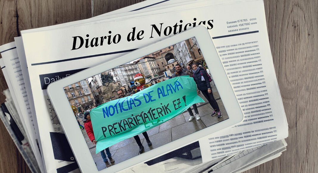 articulo opinion diario de noticias de alava prekarietaterik ez concentración de los trabajadores en la virgen blanca