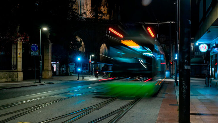 Tranvía toda la noche y Gautxori por Santiago