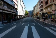 La Calle Paz, sin coches, fotografía de Alex García
