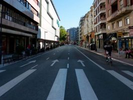La Calle Paz, sin coches, fotografía de Alex García