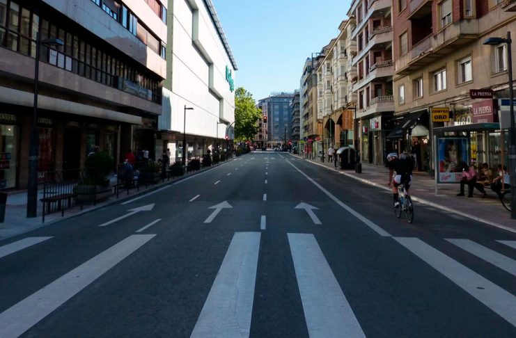 La Calle Paz, sin coches, fotografía de Alex García