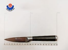 El cuchillo presuntamente utilizado en el incidente