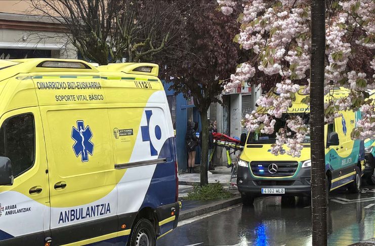 Momento del despliegue | Imagen: Alex García