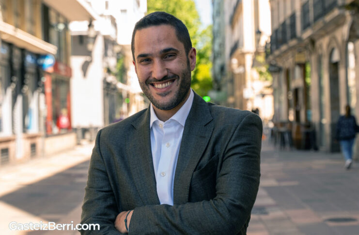 Borja Rodríguez, concejal del Modelo de Ciudad, Urbanismo, Vivienda, Limpieza y Medio Ambiente del Ayuntamiento de Vitoria-Gasteiz. | Imagen: Alex García