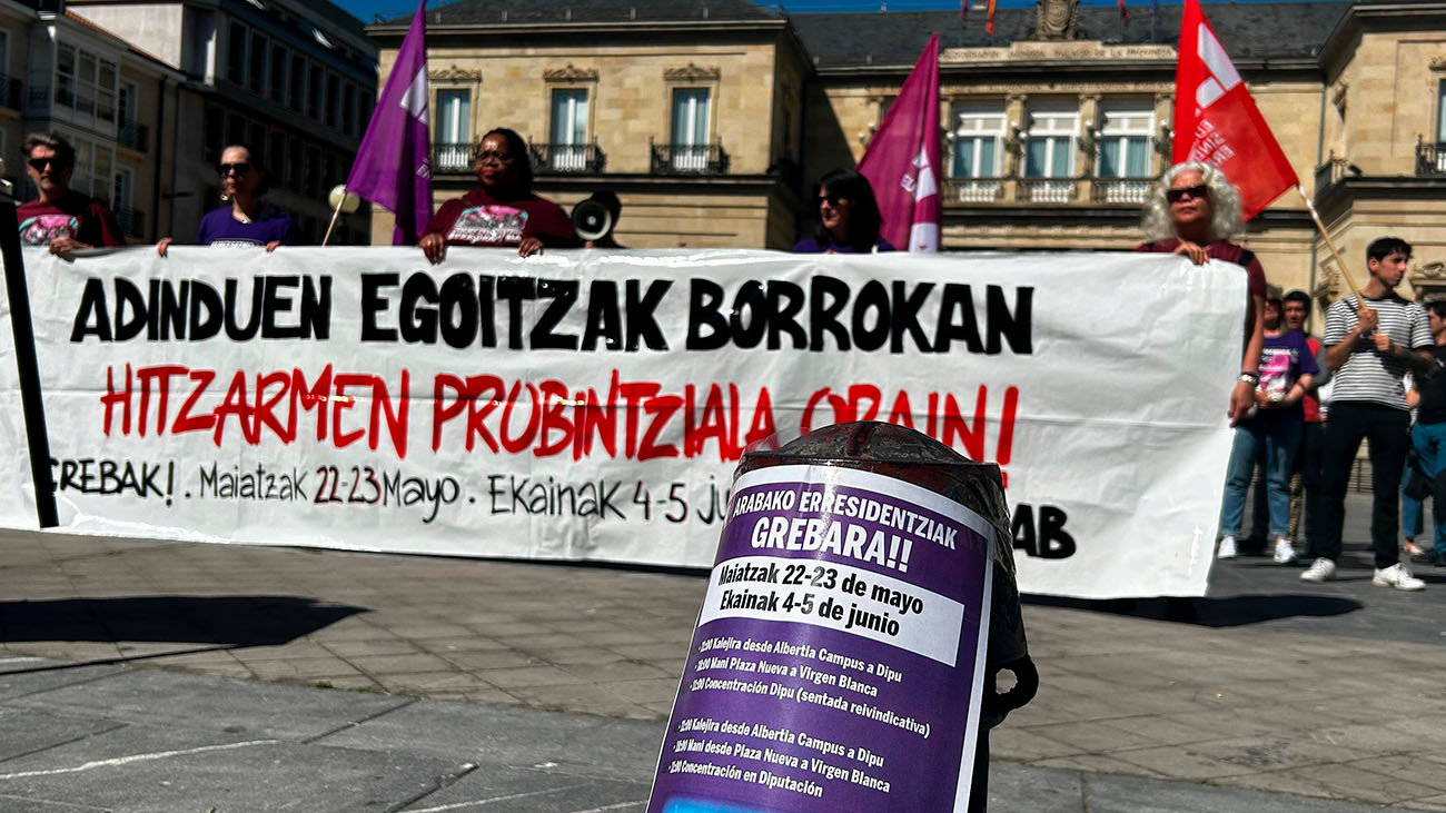huelga residencias alava
