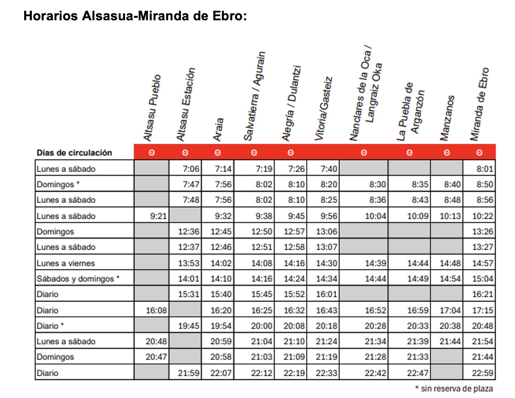 horario 2