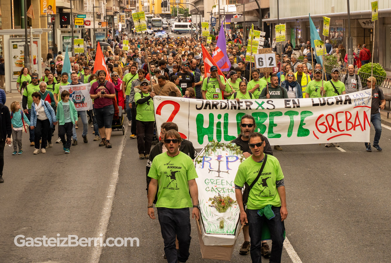 jardineros en lucha manifestacion enviser vitoria (15 of 17)