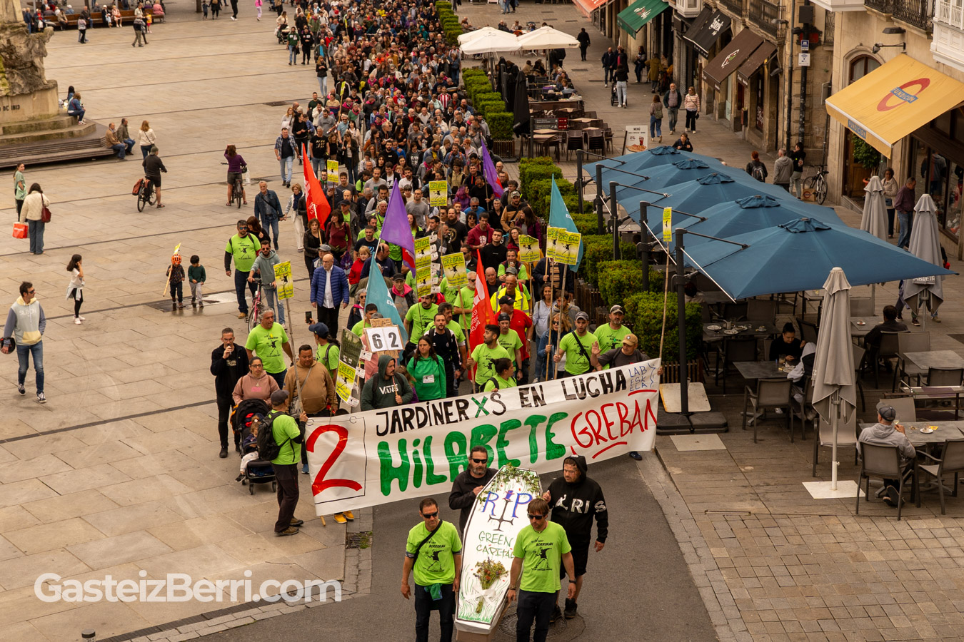 jardineros en lucha manifestacion enviser vitoria (9 of 17)