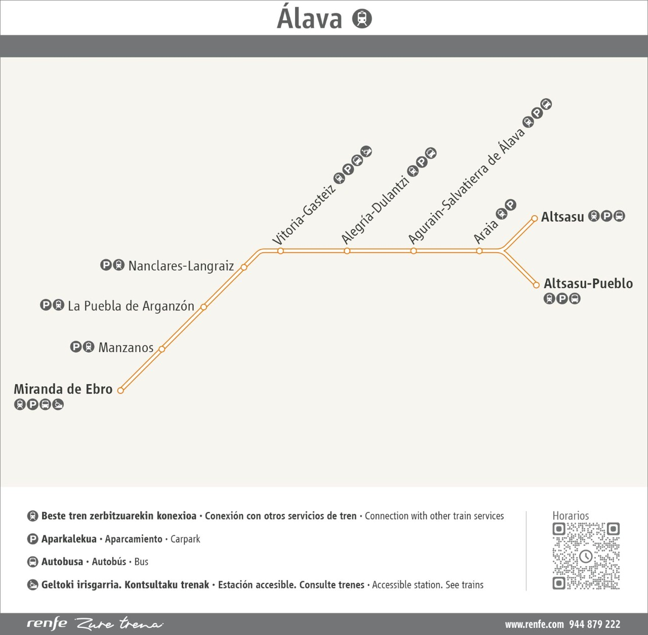 El primer tren de Cercanías de Álava llega puntual a Vitoria 1 image