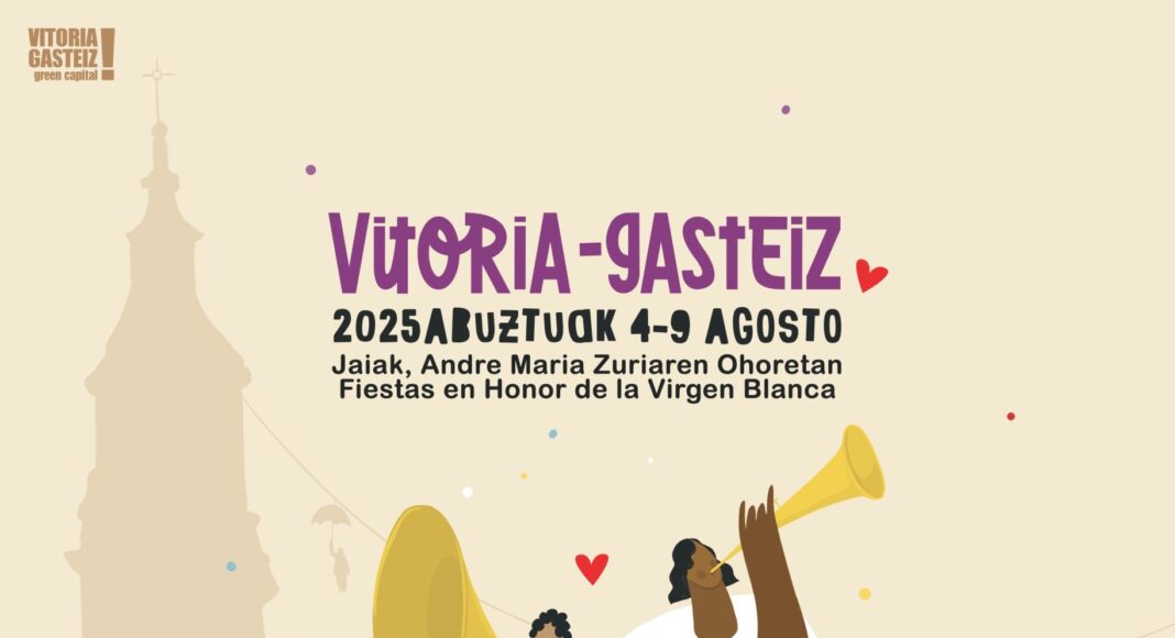 cartel fiestas de vitoria 2025