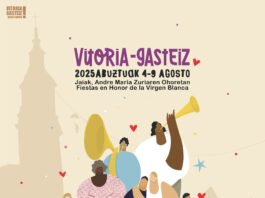 cartel fiestas de vitoria 2025