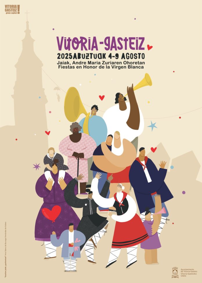cartel fiestas de vitoria 2025