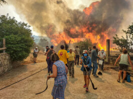 Fotografia de Mikel Dieguez tomada durante los incendios de Veiga Dameas (Ourense) en 2025 - cedida